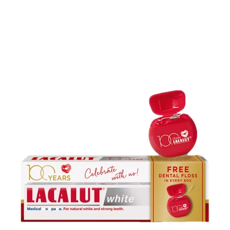 LACALUT PASTA 75ML WHITE+KONAC