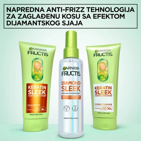GARNIER FRUCTIS ŠAMPON 200ML KERATIN SLEEK