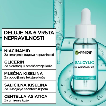 GARNIER SKIN NATURALS PURE ACTIVE SALICYLIC SERUM 30ML