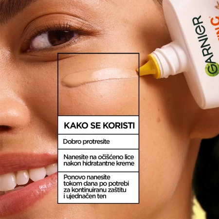 GARNIER SKIN NATURALS VITAMIN C DNEVNI TONIRANI FLUID 40ML SPF 50+ MEDIUM