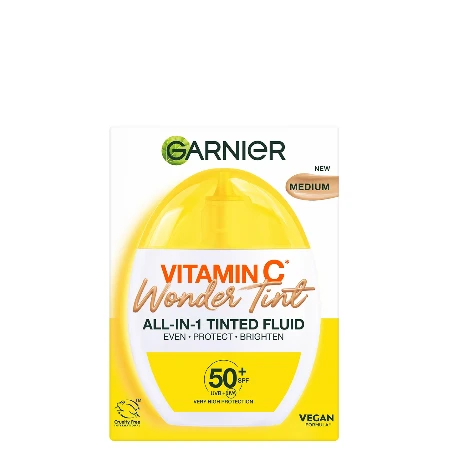 GARNIER SKIN NATURALS VITAMIN C DNEVNI TONIRANI FLUID 40ML SPF 50+ MEDIUM