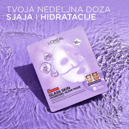 LOREAL MASKA ZA LICE 25G REVITALIFT GLASS SKIN
