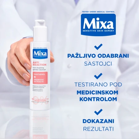 MIXA GEL ZA ČIŠĆENJE LICA 150ML ZA REAKTIVNU KOŽU