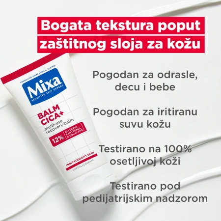 MIXA UNIVERZALNI BALZAM 50ML CICA+ ZA IRITIRANU SUVU KOŽU