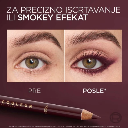 LOREAL OLOVKA ZA OČI HAUTE COULEUR 150 BORDEAUX CASHMERE