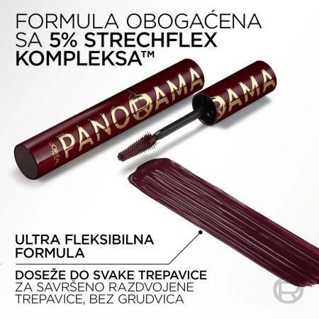 LOREAL MASKARA VOLUME MILLION LASHES PANORAMA BORDEAUX CASHMERE