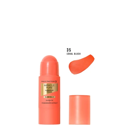 MAX FACTOR RUMENILO U STIKU MIRACLE PURE LUMINOUS TOUCH 35 CORAL BLUSH