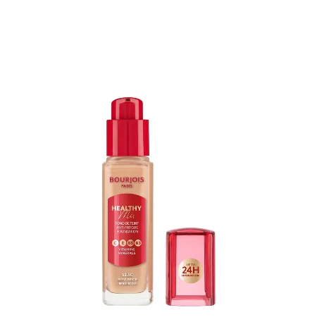 BOURJOIS TEČNI PUDER HEALTHY MIX ANTI-FATIGUE 30ML 52.5C ROSE BEIGE