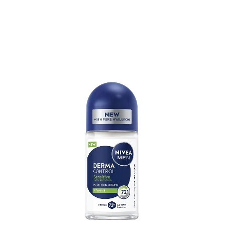 NIVEA ROLL-ON MEN 50ML DERMA CONTROL SENSITIVE 82983