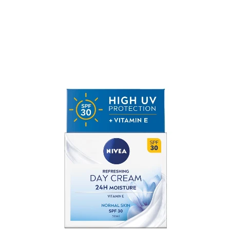NIVEA VISAGE KREMA 50ML REFRESHING VITAMIN E SPF30 DNEVNA 81283
