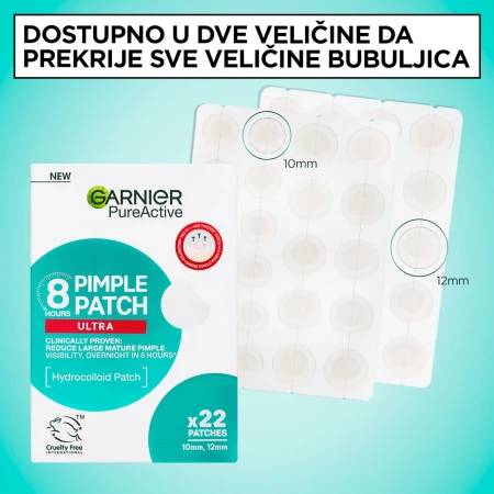GARNIER PURE ACTIVE ULTRA FLASTER ZA BUBULJICE 22KOM
