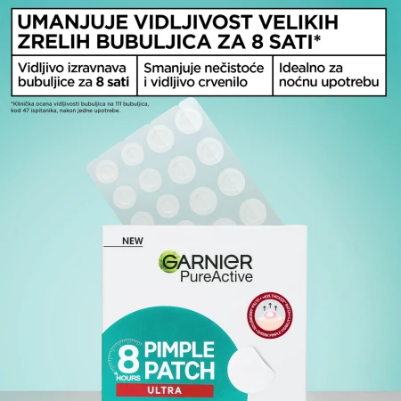 GARNIER PURE ACTIVE ULTRA FLASTER ZA BUBULJICE 22KOM