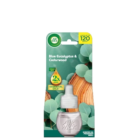 AIRWICK ELEKTRIČNI REFIL 19ML BLUE EUCALYPTUS&CEDARWOOD