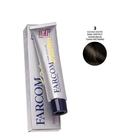 FARCOM CREAM BOJA ZA KOSU 60ML 3