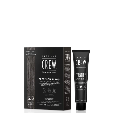 AMERICAN CREW MEN FARBA ZA MUŠKARCE PRECISION BLEND 3X40ML DARK 0674