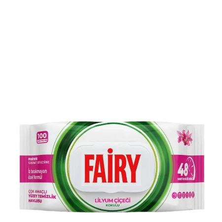 FAIRY VLAŽNE MARAMICE ZA ČIŠĆENJE 100KOM UNIVERZALNE LILLY