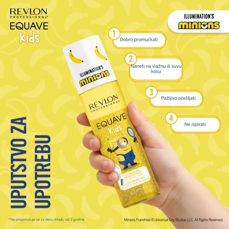 REVLON EQUAVE KIDS REGENERATOR 200ML MINIONS 00197