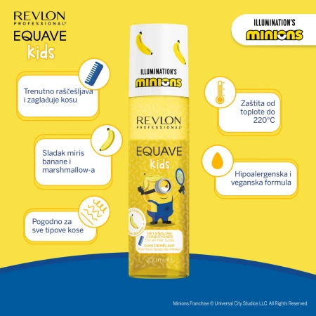 REVLON EQUAVE KIDS REGENERATOR 200ML MINIONS 00197