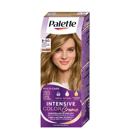 PALETTE ICC BOJA ZA KOSU 8-50 SVETLO ZLATNO PLAVA