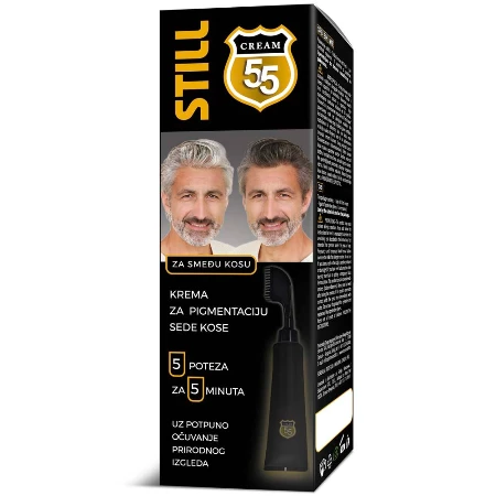 STILL CREAM 55 KREMA ZA PIGMENTACIJU SEDE KOSE ZA SMEĐU KOSU