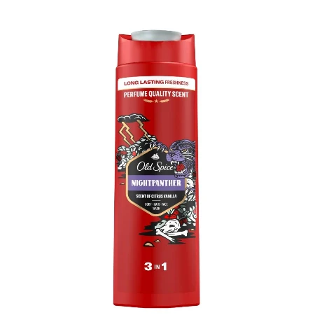 OLD SPICE GEL ZA TUŠIRANJE 400ML 3IN1 NIGHTPANTHER