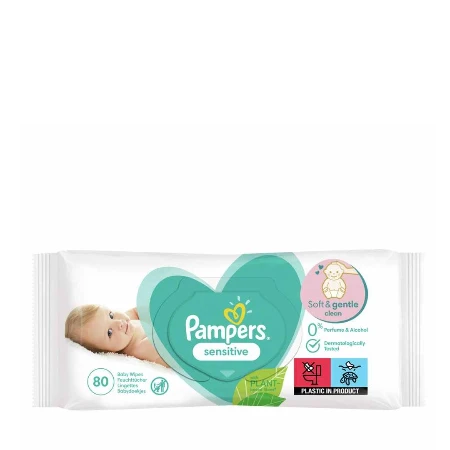 PAMPERS VLAŽNE MARAMICE SENSITIVE 80KOM