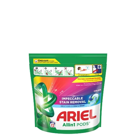 ARIEL KAPSULE ZA PRANJE VEŠA ALL-IN-1 12KOM COLOR