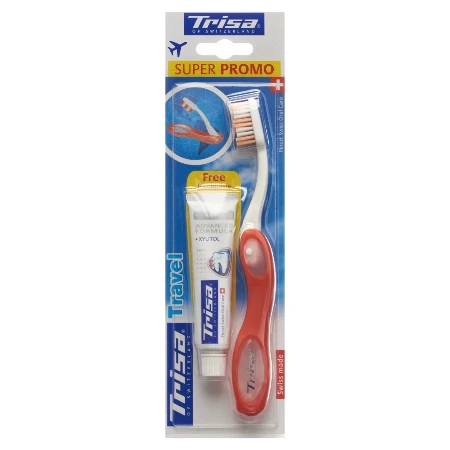 TRISA ČETKICA ZA ZUBE + PASTA 15ML TRAVEL
