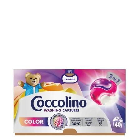COCCOLINO KAPSULE ZA PRANJE VEŠA 40KOM COLOR