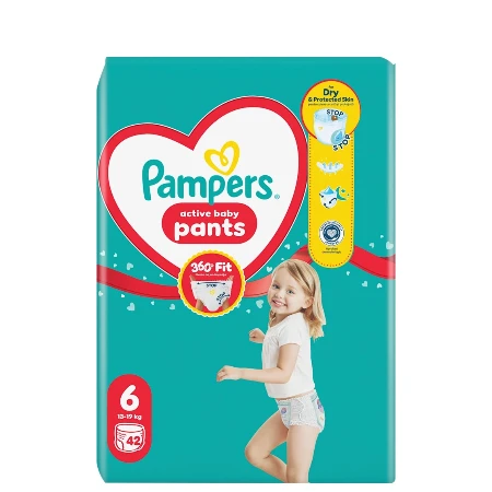PAMPERS GAĆICE JUMBO PACK 6 13-19KG 42 KOM