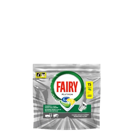 FAIRY KAPSULE ZA MAŠINSKO PRANJE POSUĐA 15 KOM PLATINUM LEMON