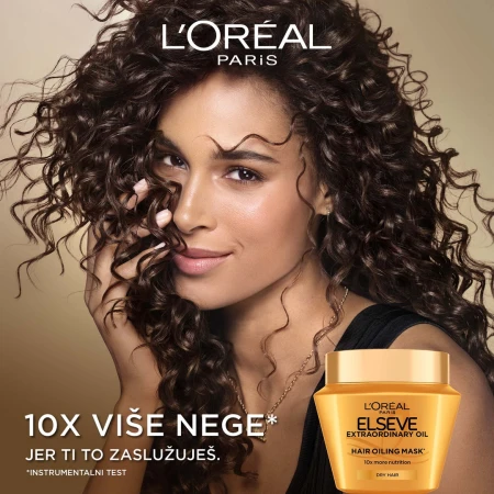 LOREAL ELSEVE MASKA ZA KOSU 300ML EXTRAORDINARY OIL