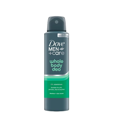 DOVE DEO MEN 150ML WHOLE BODY BAMBOO&ALOE