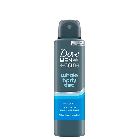 DOVE DEO MEN 150ML WHOLE BODY MARINE BLUE CYPRESS