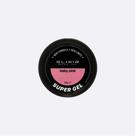 ELIXIR BUILDER GEL 30G SUPER GEL BABY PINK