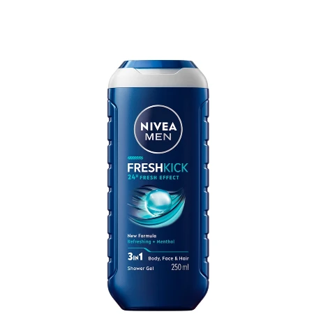 NIVEA GEL ZA TUŠIRANJE 250ML MEN FRESH KICK 80702