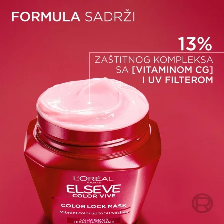 LOREAL ELSEVE MASKA ZA KOSU 300ML COLOR VIVE