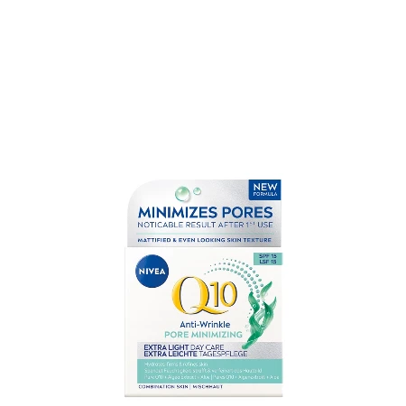 NIVEA VISAGE KREMA 50ML Q10+ POWER ANTI-WRINKLE+PORE REFINING ZA MEŠOVITU KOŽU 86795