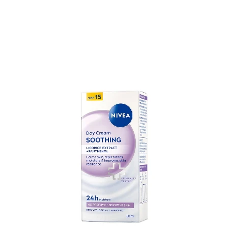NIVEA VISAGE KREMA 50ML SOOTHING DNEVNA SPF15 82347