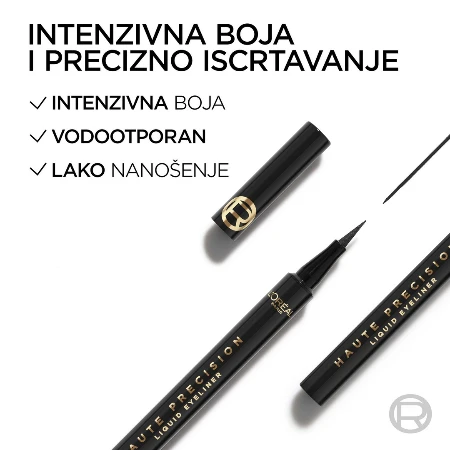 LOREAL EYELINER HAUTE PRECISION 010 NOIR SILK
