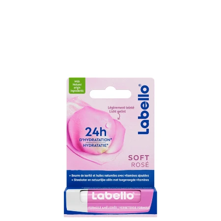 LABELLO BALZAM ZA USNE 4,8G SOFT&ROSE 85020