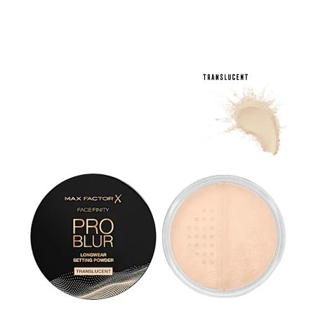 MAX FACTOR TRANSLUCENTNI PUDER ZA MATIRANJE KOŽE LICA FACEFINITY PRO BLUR 01