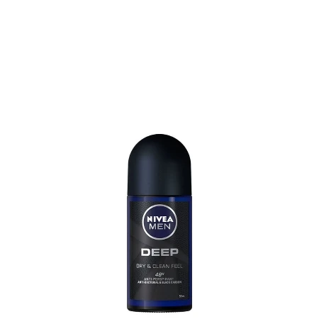 NIVEA ROLL-ON MEN 50ML DEEP BLACK CARBON 80031