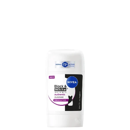NIVEA STIK W.50ML BLACK&WHITE INVISIBLE AUTHENTIC 91821