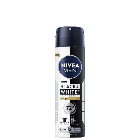 NIVEA DEO MEN 150ML BLACK&WHITE INVISIBLE EPIC NIGHT 98957