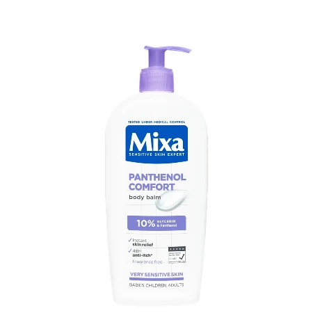 MIXA BALZAM ZA TELO 400ML PANTHENOL COMFORT UMIRUJUĆI ZA BEBE,DECU I ODRASLE