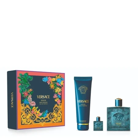 VERSACE EROS SET(EDT 100ML+SHOWER GEL 150ML+EDT 5ML)7400636 M