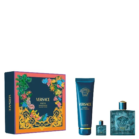 VERSACE EROS SET(EDP 100ML+SHOWER GEL 150ML+EDP 5ML)7401636 M
