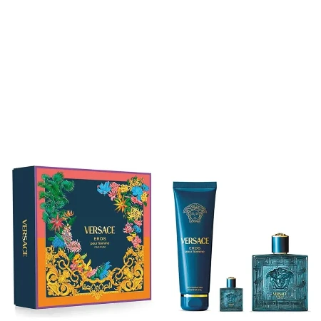 VERSACE EROS SET(EDP PARFUM 100ML+SHOWER GEL 150ML+EDT 5ML)7402636 M