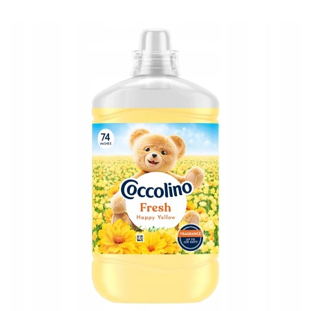 COCCOLINO OMEKŠIVAČ 1,702L FRESH HAPPY YELLOW 74 PRANJA
